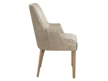 AUDREY - Velvet chair with armrests by Paolo Castelli - view 3